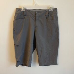 Outdoor Research 6 Ferrosi 12" Over Hiking Shorts UPF 50+ Gray Gorpcore